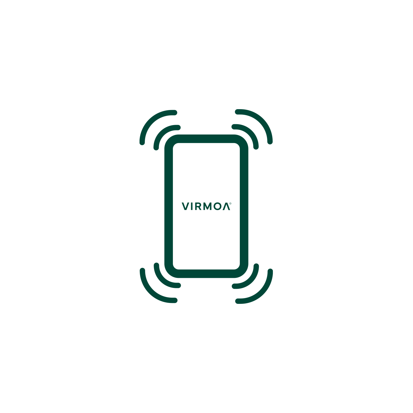 Virmoa graphic representing mobile marketing services for paid ad designs